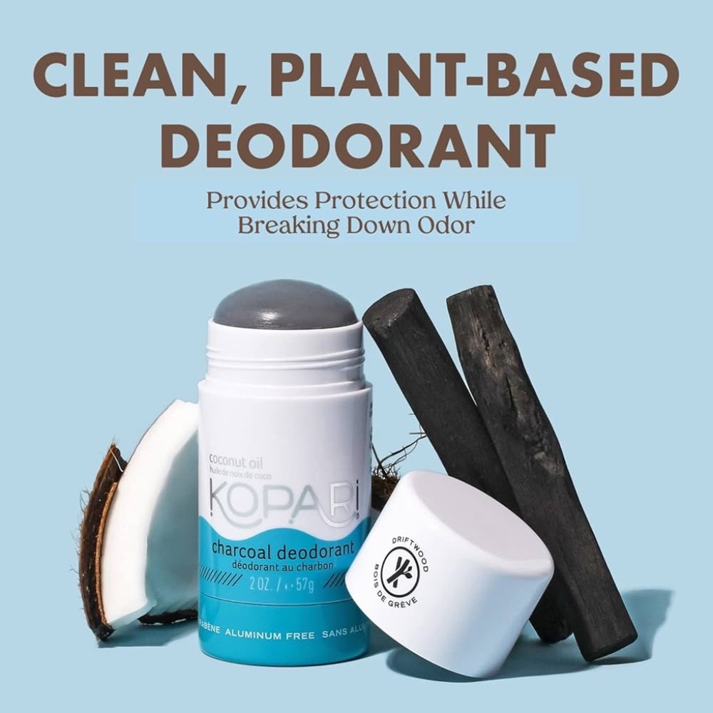 Kopari Aluminum Free Coconut Deodorant  - Charcoal - NEW